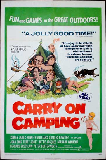 Carry On Camping US One Sheet movie poster