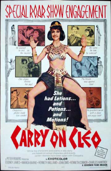 Carry On Cleo US One Sheet movie poster