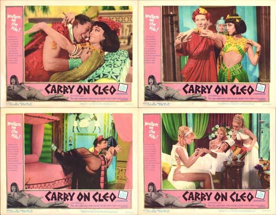 Carry On Cleo US Lobby Card set of 8