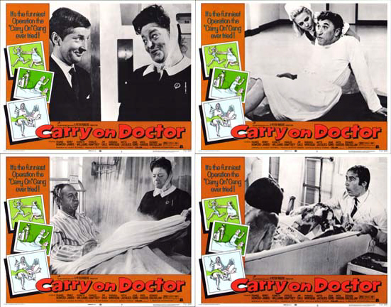 Carry On Doctor US Lobby Card Set of 8