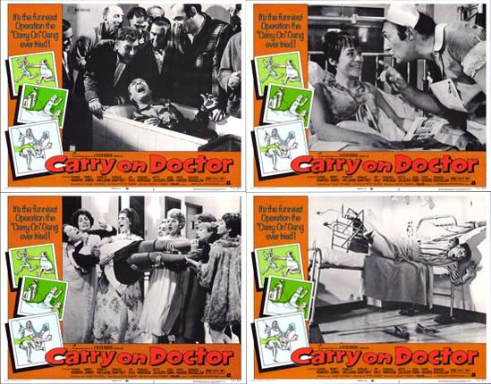 Image 2 of Carry On Doctor US Lobby Card Set of 8