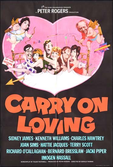 Carry On Loving UK One Sheet movie poster