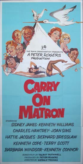 Carry On Matron UK Three Sheet movie poster