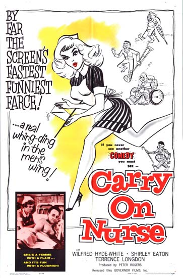 Carry On Nurse US One Sheet movie poster