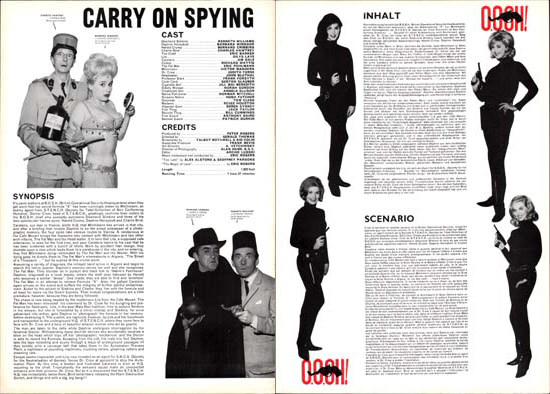 Image 2 of Carry On Spying UK Pressbook international