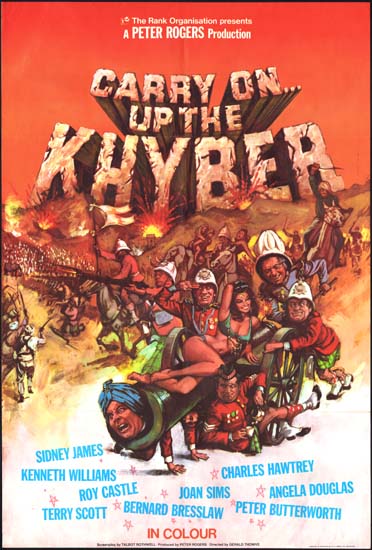Carry On Up The Khyber UK One Sheet movie poster