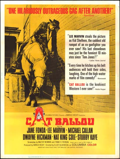 Cat Ballou US 30x40 movie poster