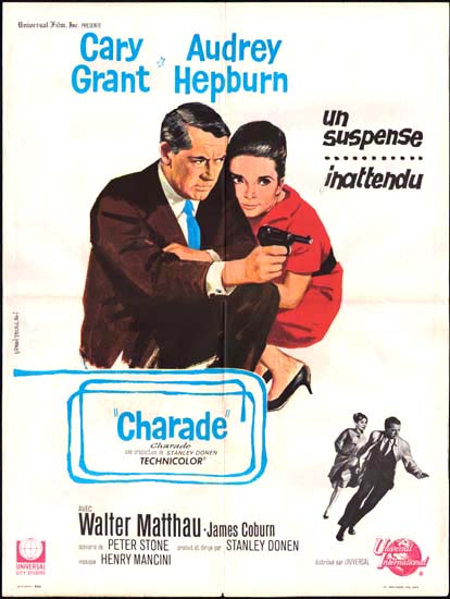 Charade French movie poster