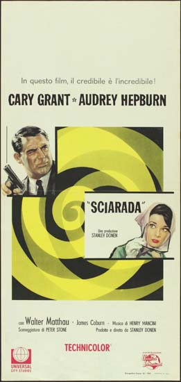Charade Italian Locandina movie poster