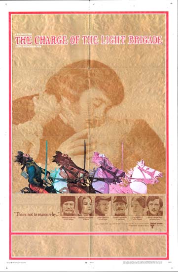 Charge of the Light Brigade, The US One Sheet movie poster