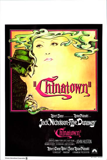 Chinatown Belgian movie poster