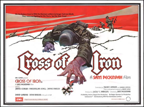 Cross of Iron UK Quad movie poster