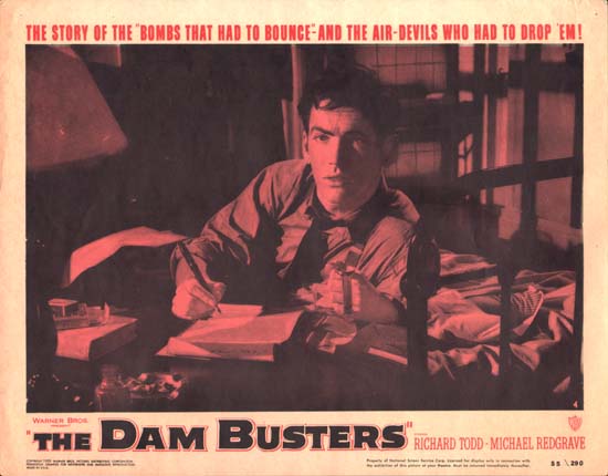 Dam Busters, The [ The Dambusters ] US Lobby Card number 4