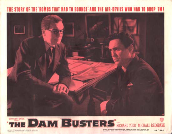 Dam Busters, The [ The Dambusters ] US Lobby Card number 6
