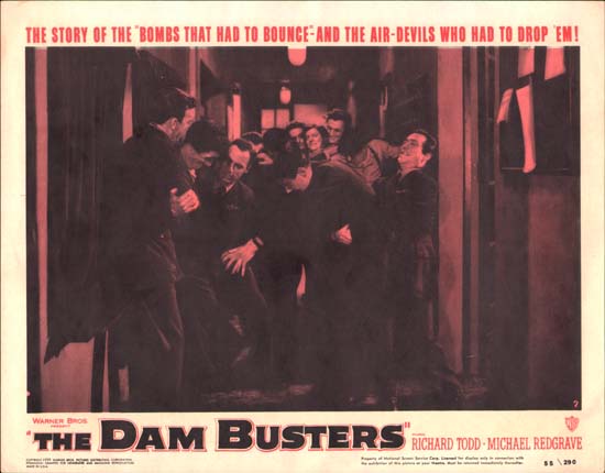 Dam Busters, The [ The Dambusters ] US Lobby Card number 7