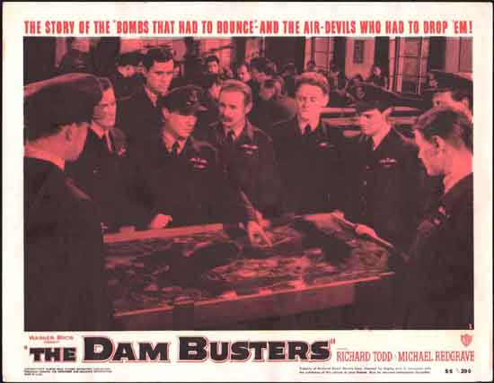 Dam Busters, The [ The Dambusters ] US Lobby Card number 1