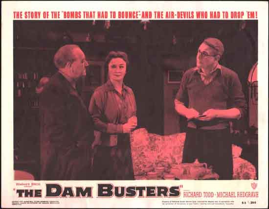 Dam Busters, The [ The Dambusters ] US Lobby Card number 2