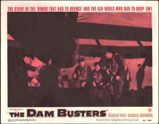 Dam Busters, The [ The Dambusters ] US Lobby Card number 3