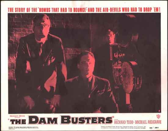 Dam Busters, The [ The Dambusters ] US Lobby Card number 8