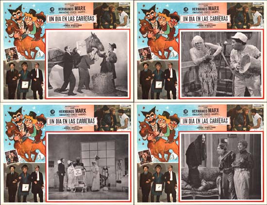 Day at the Races, A Mexican Lobby Card set of 8