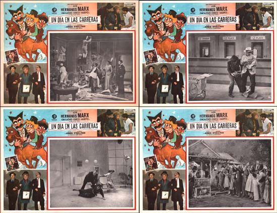 Image 2 of Day at the Races, A Mexican Lobby Card set of 8