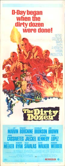 Dirty Dozen, The US Insert movie poster