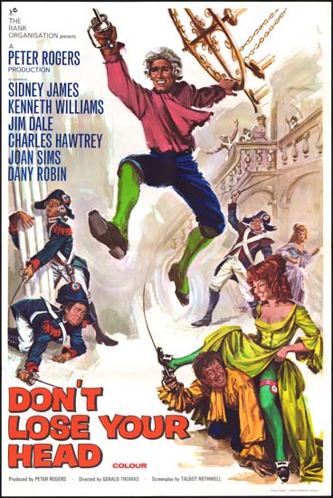 Carry On Don't Lose Your Head UK One Sheet movie poster