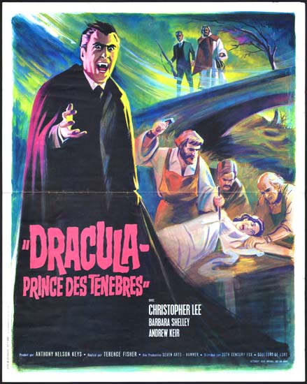 Dracula Prince of Darkness French movie poster