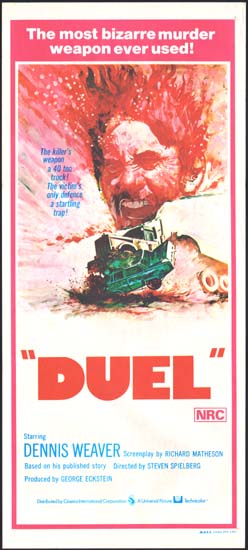 Duel Australian Daybill movie poster