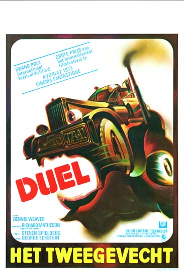 Duel Belgian movie poster