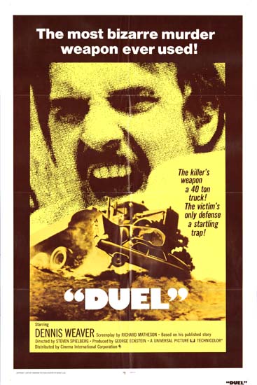 Duel US One Sheet movie poster