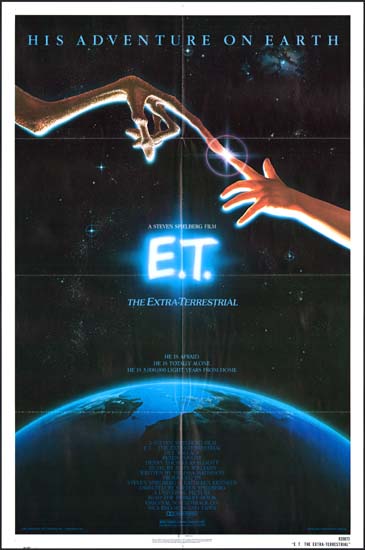 ET The ExtraTerrestrial US One Sheet movie poster
