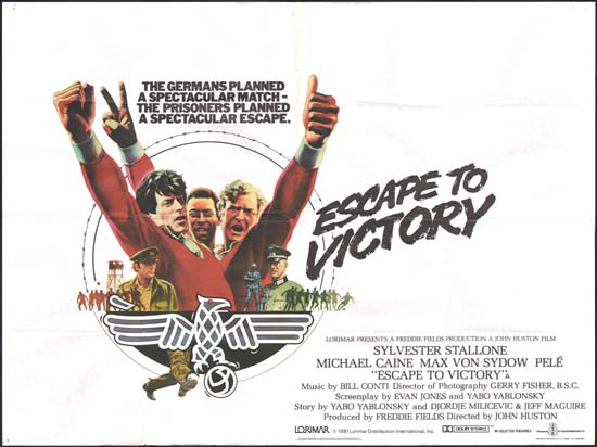 Escape to Victory UK Quad movie poster