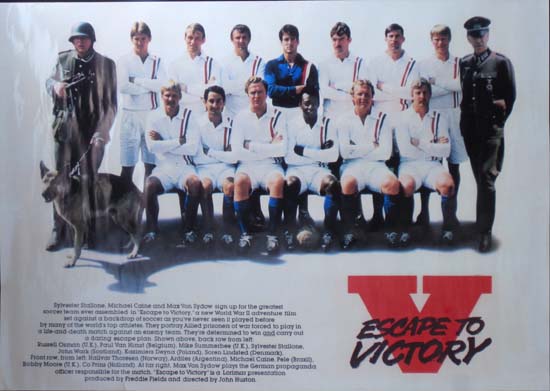 Escape to Victory UK special movie poster