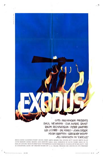 Exodus US One Sheet movie poster