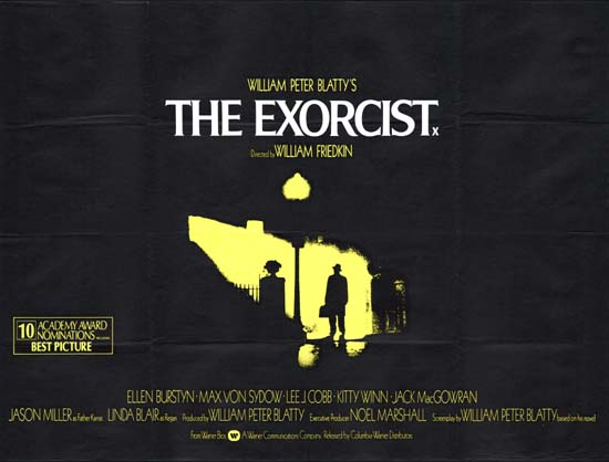 Exorcist, The UK Quad movie poster