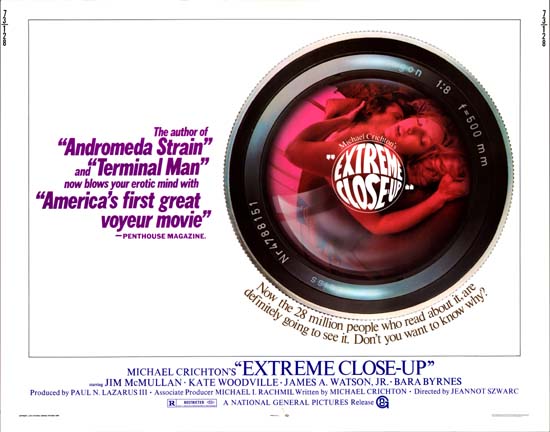 Extreme CloseUp US Half Sheet movie poster