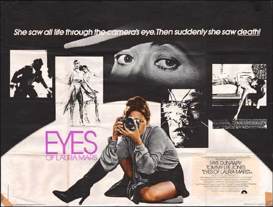 Eyes of Laura Mars UK Quad movie poster