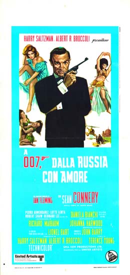 From Russia With Love Italian Locandina movie poster