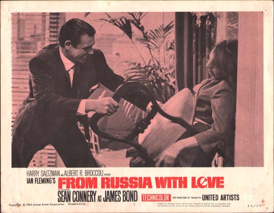 From Russia With Love US Lobby Card number 7