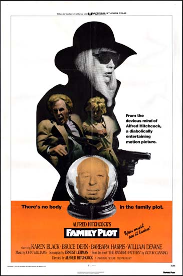 Family Plot US One Sheet movie poster
