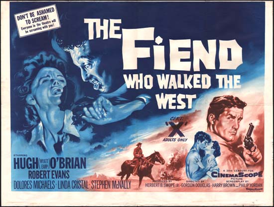 Fiend Who Walked The West, The UK Quad movie poster