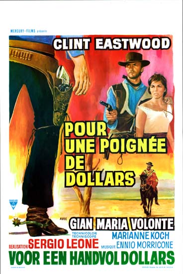 Fistful of Dollars, A [ Per un Pugno di Dollari ] Belgian movie poster