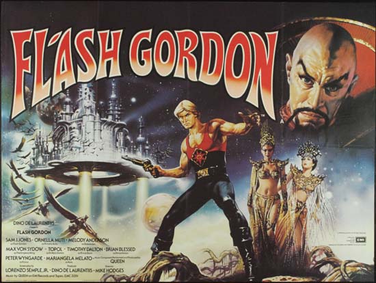 Flash Gordon UK Quad movie poster