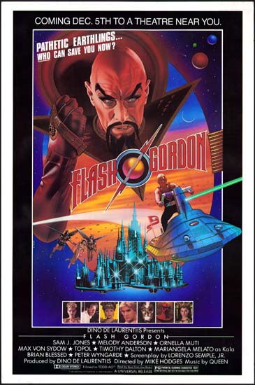 Flash Gordon US One Sheet advance movie poster