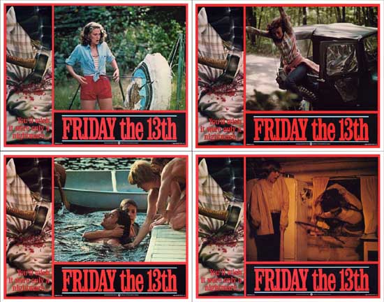 Image 2 of Friday the 13th US Intl Lobby Card Set of 8