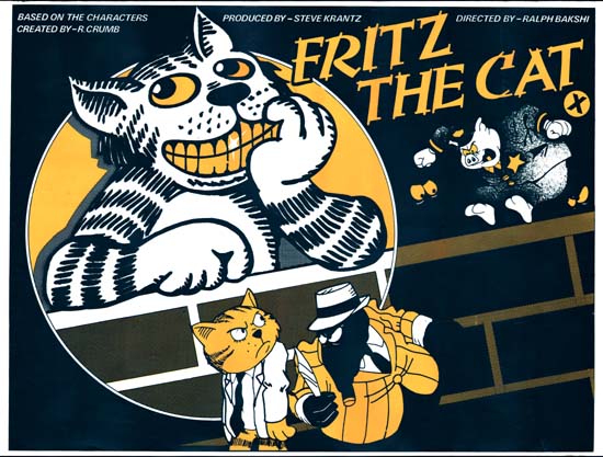 Fritz the Cat UK Quad movie poster