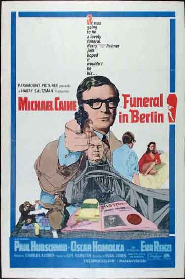 Funeral in Berlin US One Sheet movie poster