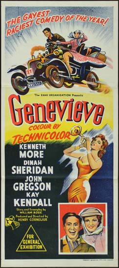 Genevieve Australian Daybill movie poster