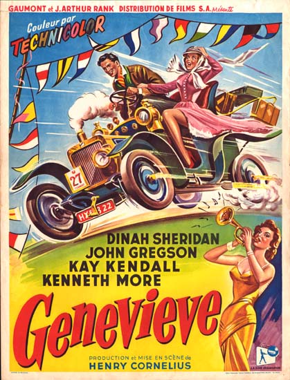 Genevieve Belgian movie poster